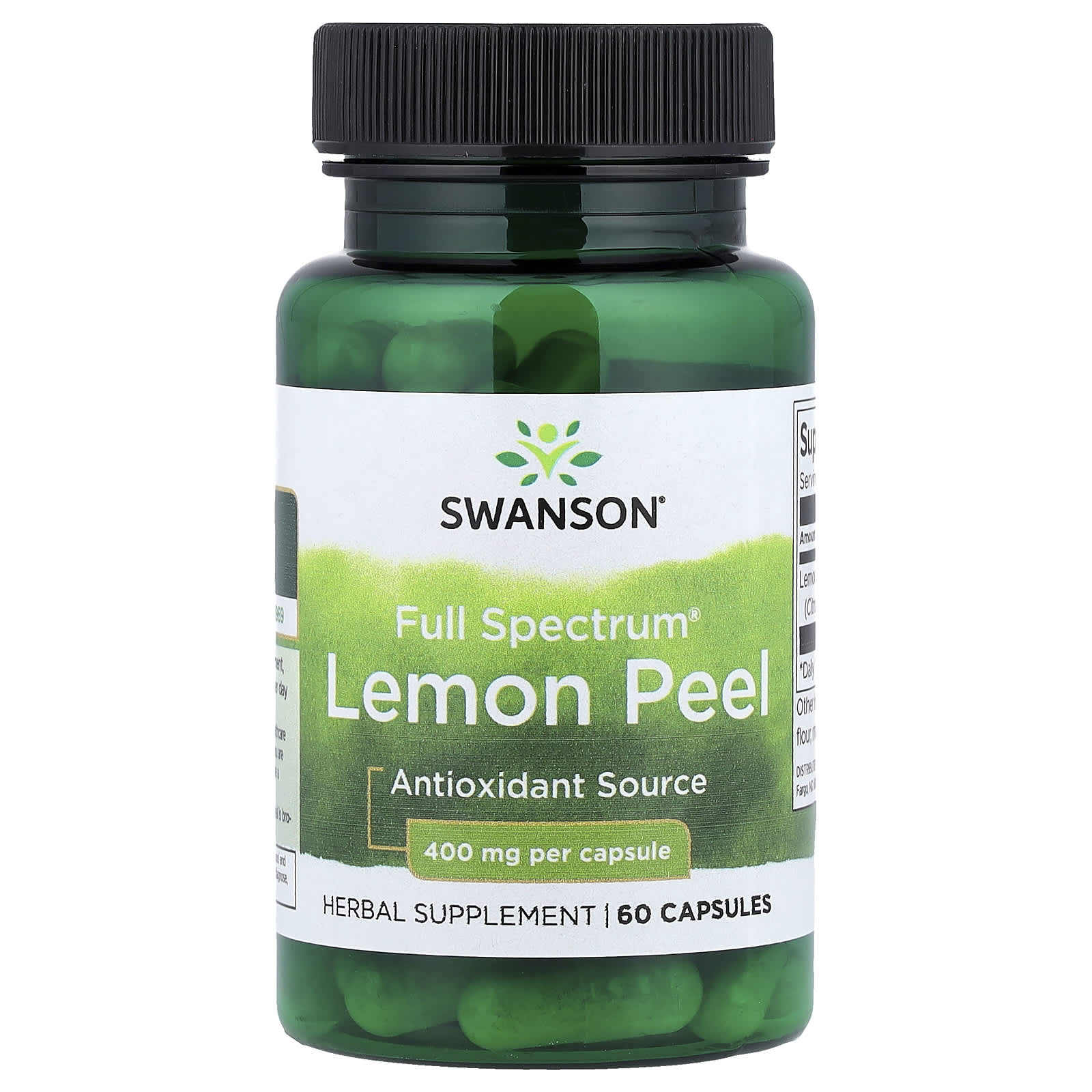 Swanson - Full Spectrum Lemon Peel - 60 Caps