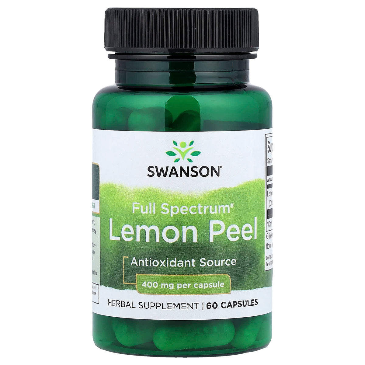 Swanson - Full Spectrum Lemon Peel - 60 Caps