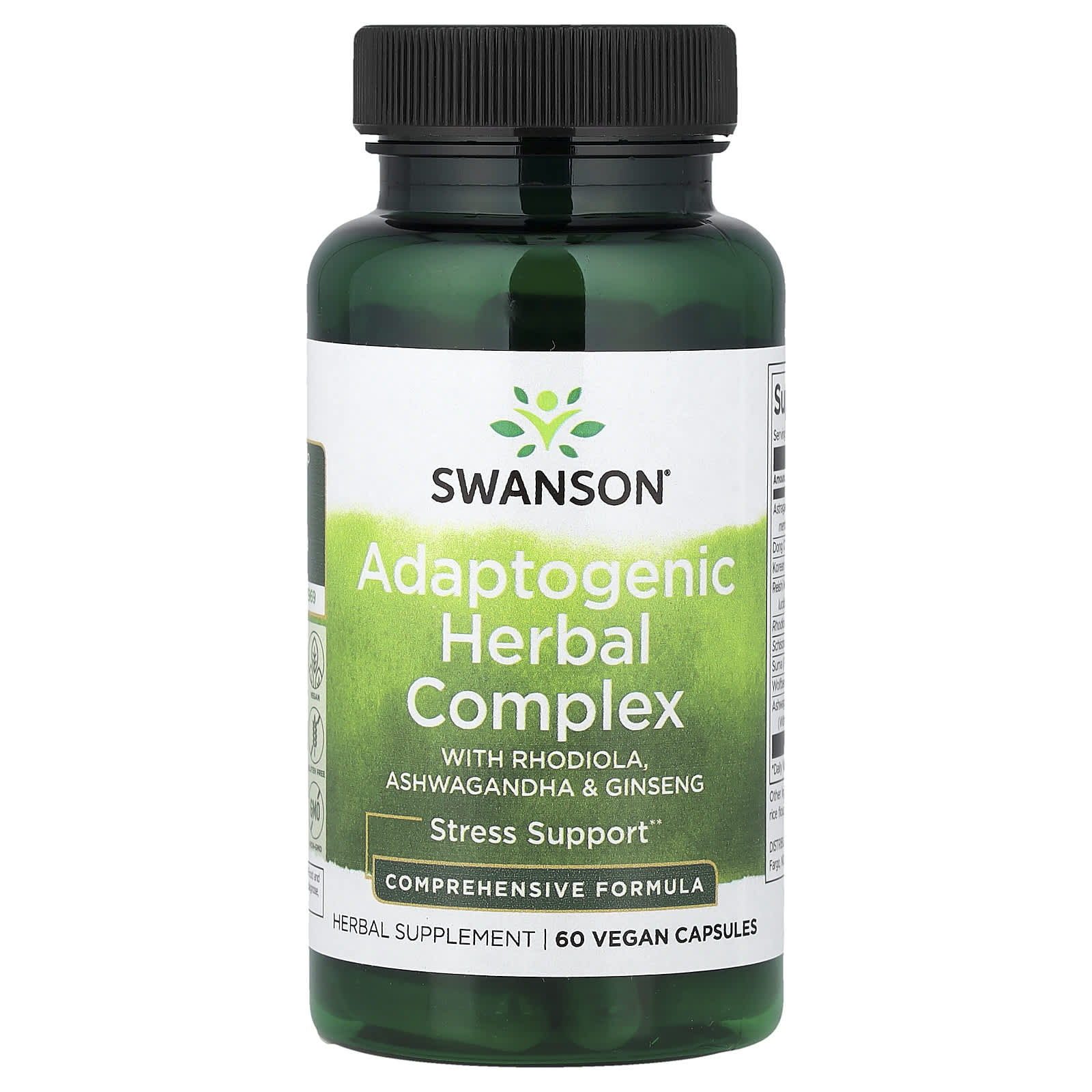 Swanson - Adaptogenic Herbal Complex Rhodiola Ashwagandha Ginseng
