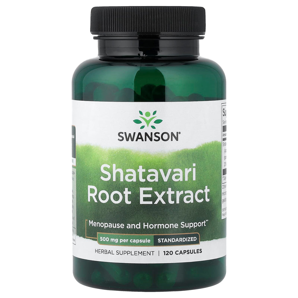 Swanson Shatavari Root Extract baksida