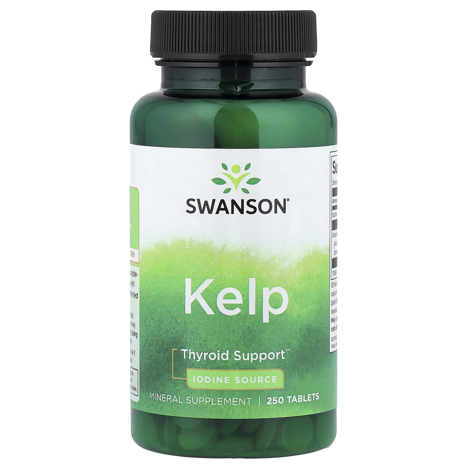 Swanson - Kelp (Thyroid Support - Iodine Source) - 250 Tabs