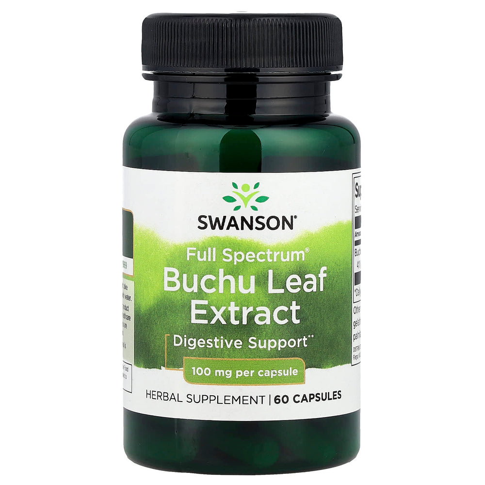 Buchu Leaf Extract 4:1 baksida med näringsfakta