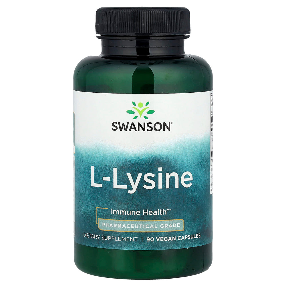 L-Lysine baksida med näringsfakta