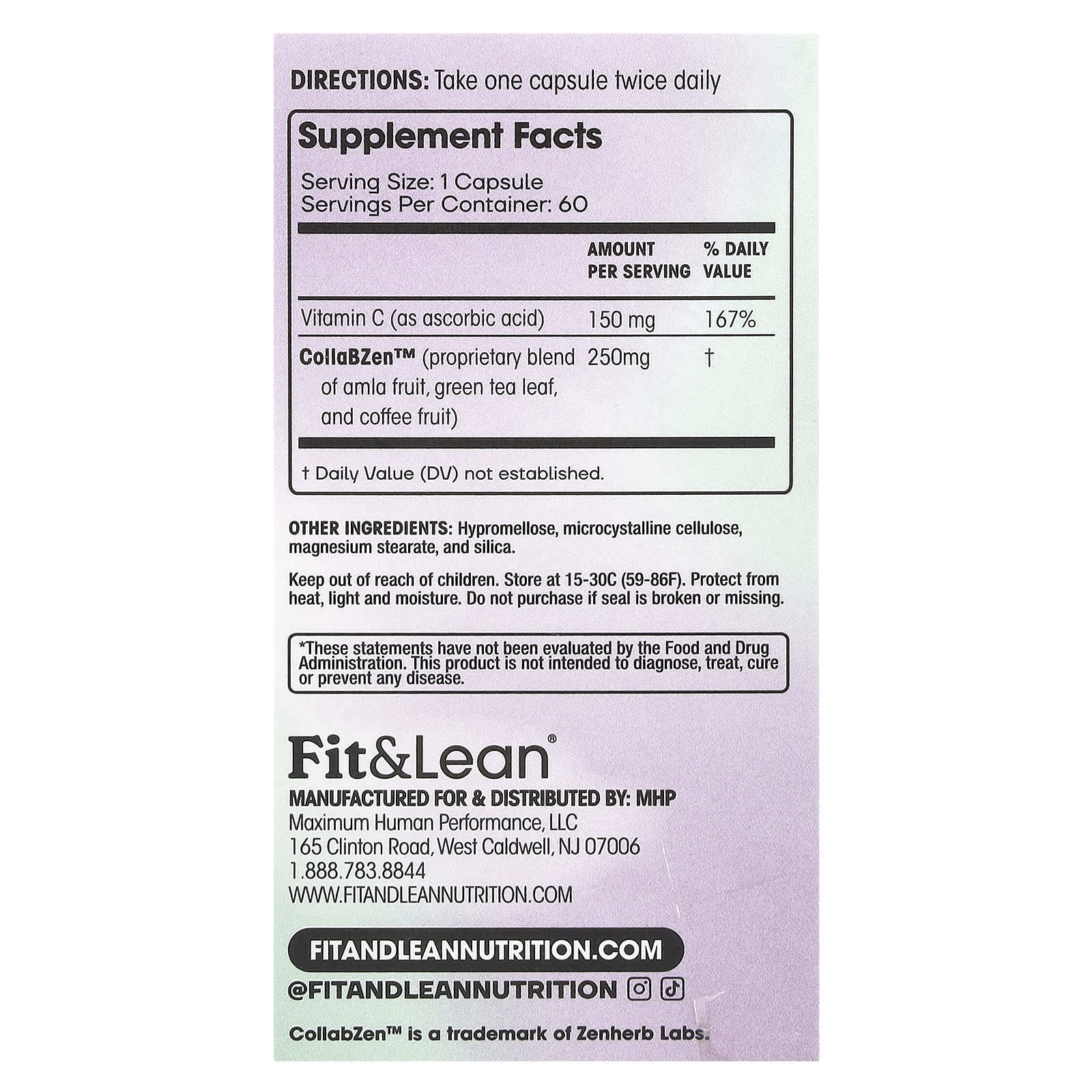 Fit&Lean - Kollagen + Probiotika