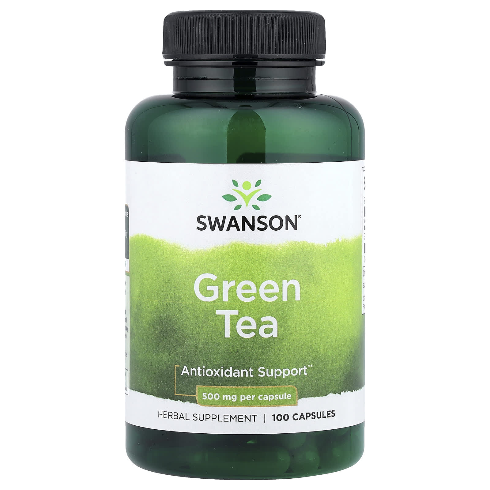 Green Tea 500 mg extrakt baksida