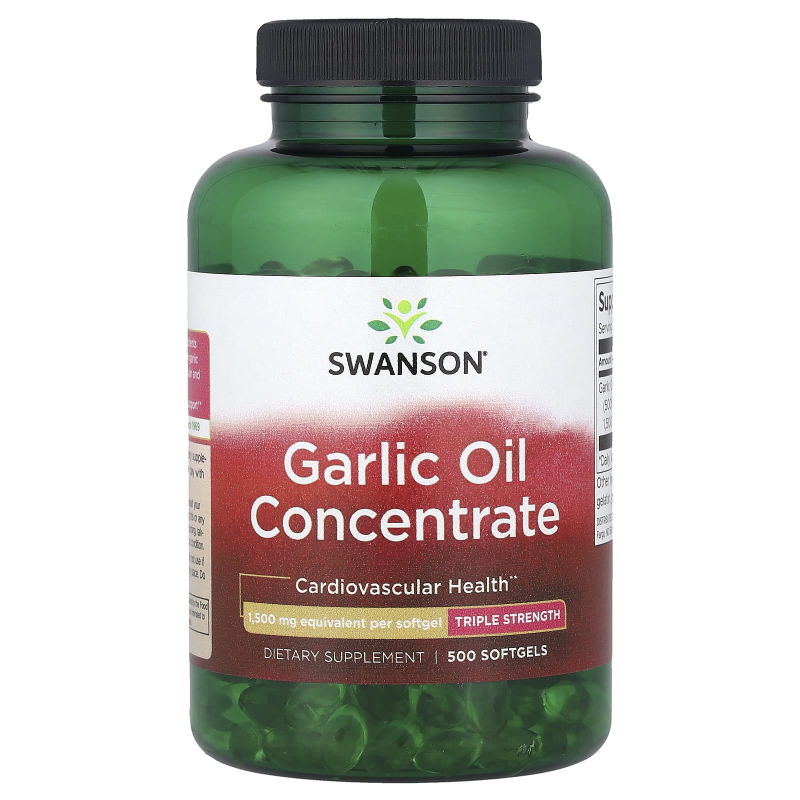 Swanson Garlic Oil Concentrate näringsfakta