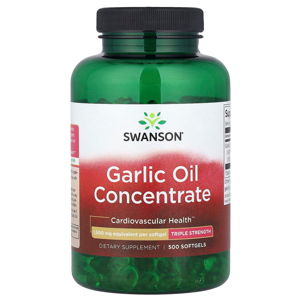 Swanson Garlic Oil Concentrate näringsfakta