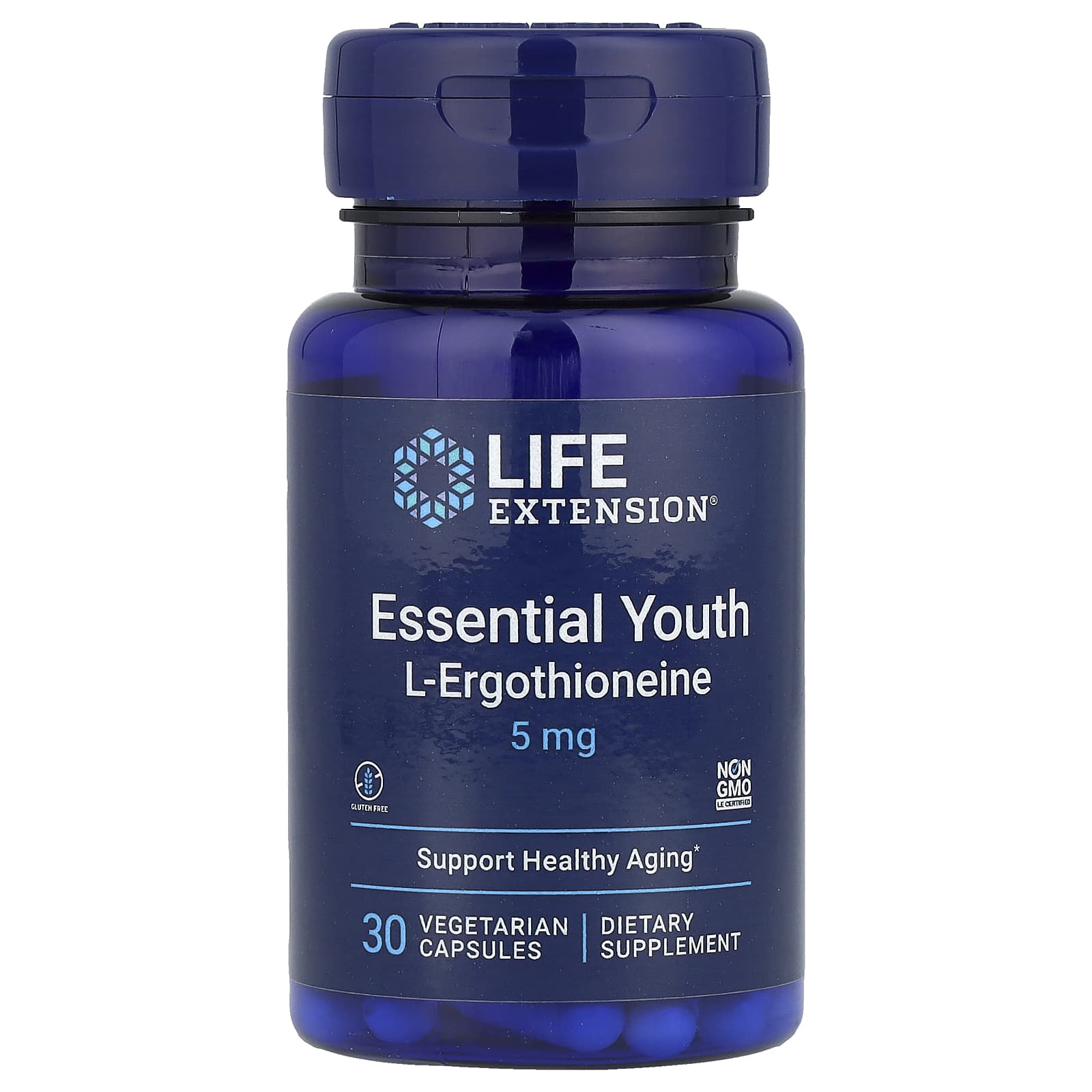 Life Extension Essential Youth L-Ergothioneine framsida