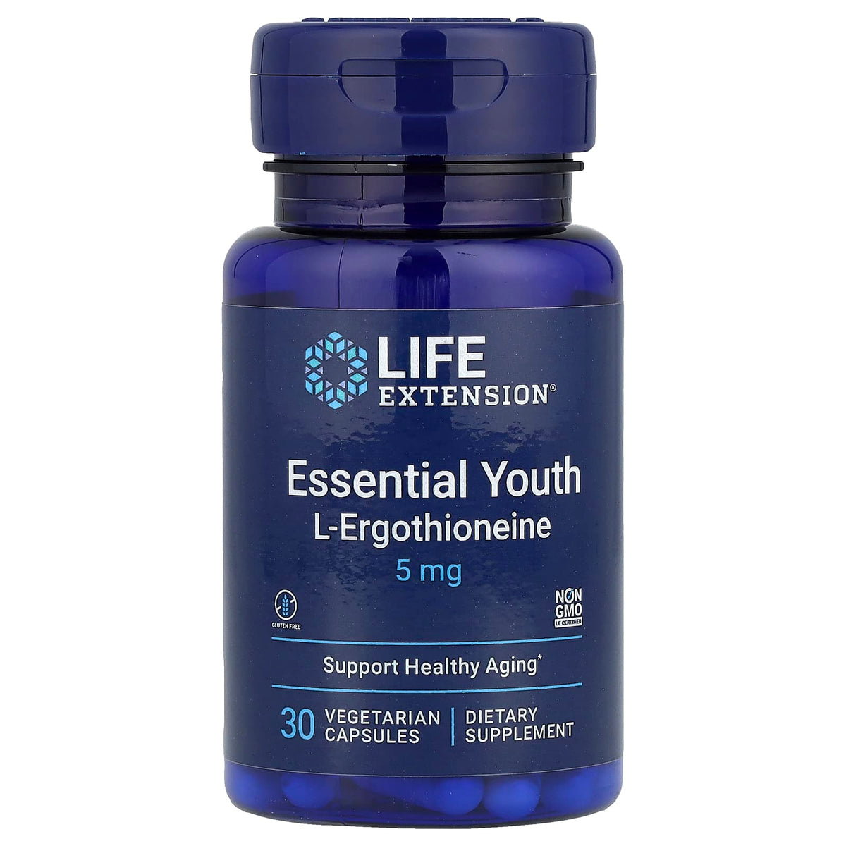 Life Extension Essential Youth L-Ergothioneine framsida