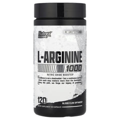 L-Arginine 1000 – 120 vegetariska kapslar framsida