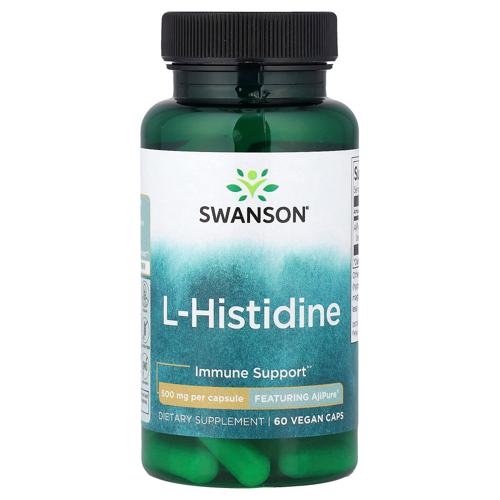 L-Histidin 500 mg framsida förpackning