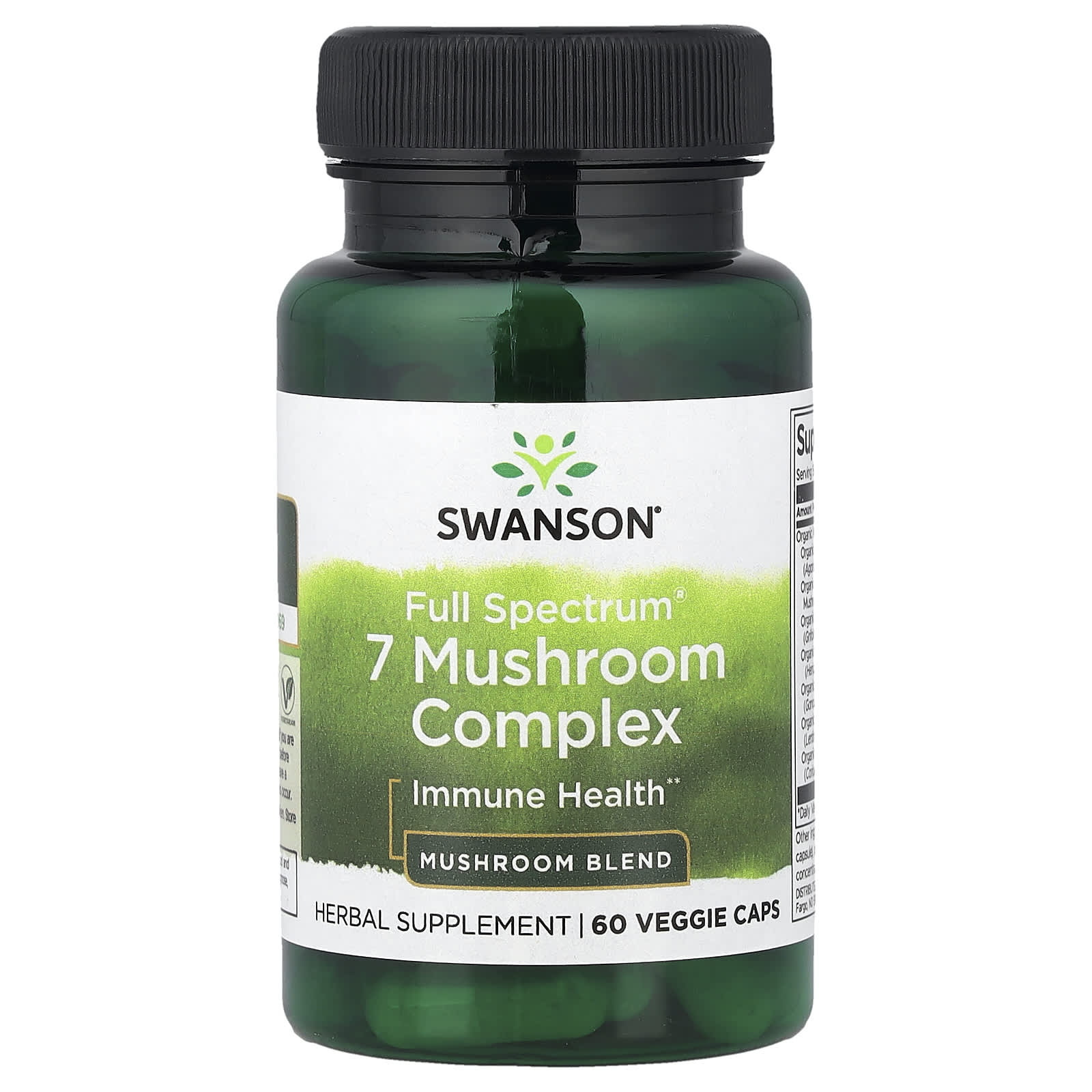 Swanson - Full Spectrum 7 Mushroom Complex - 30 Days - 60 Vcaps