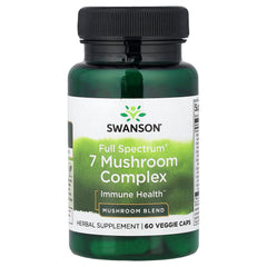 Swanson - Full Spectrum 7 Mushroom Complex - 30 Days - 60 Vcaps