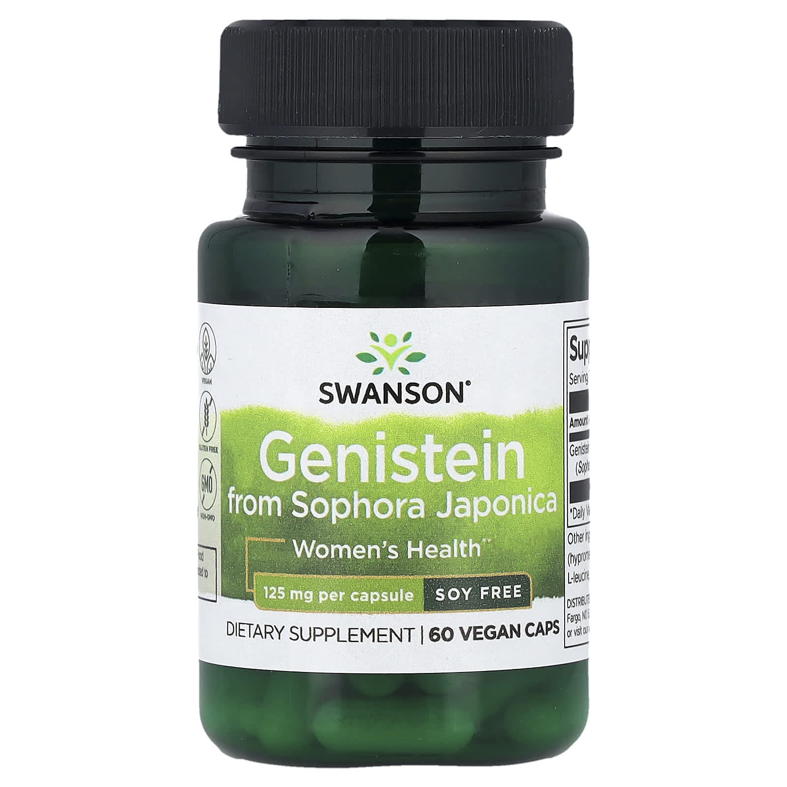 Swanson Genistein From Sophora Japonica 125mg framsida