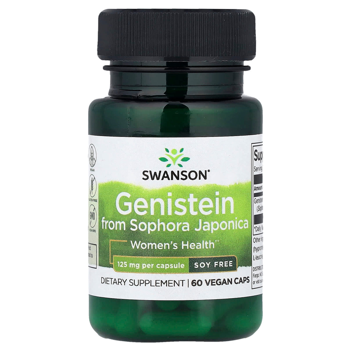 Swanson Genistein From Sophora Japonica 125mg framsida
