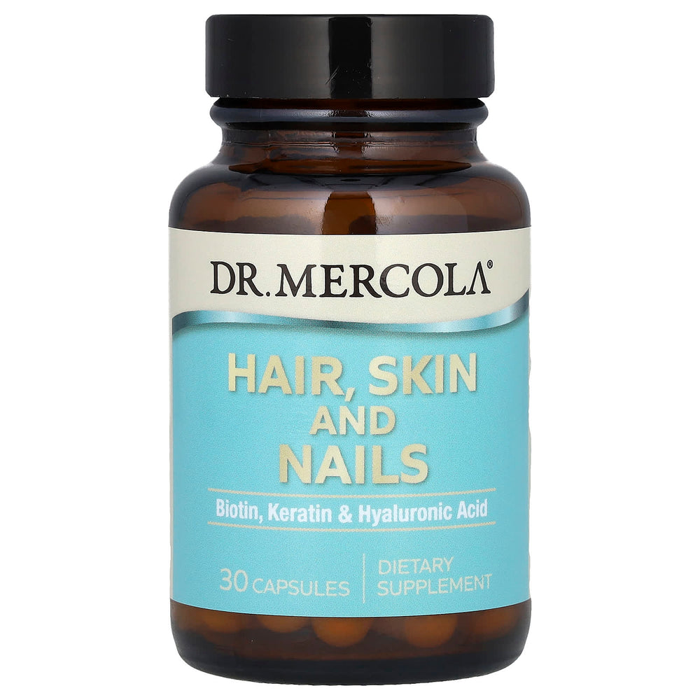 Hair, Skin and Nails baksida med näringsfakta