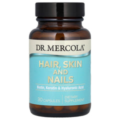 Hair, Skin and Nails baksida med näringsfakta