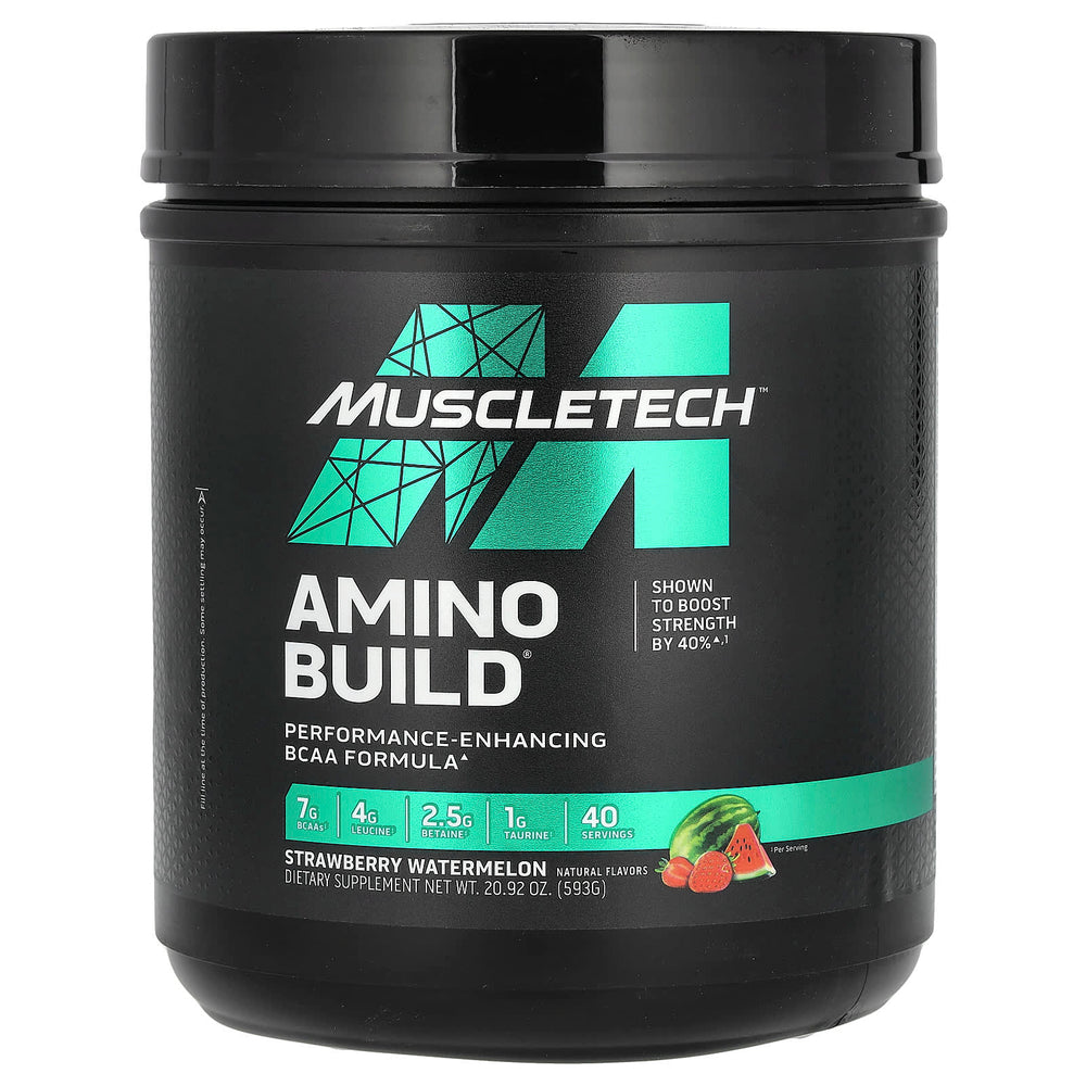 MuscleTech Amino Build öppen förpackning