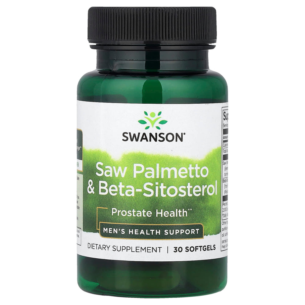 Saw Palmetto & Beta-Sitosterol baksida näringsfakta