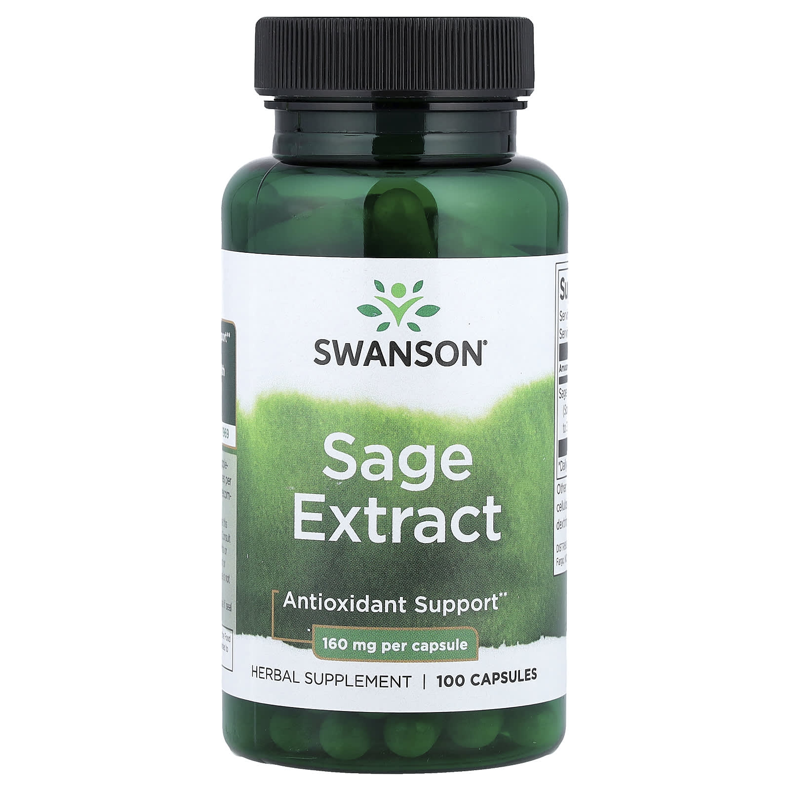 Salviaextrakt 10:1 – 320 mg per kapsel framsida