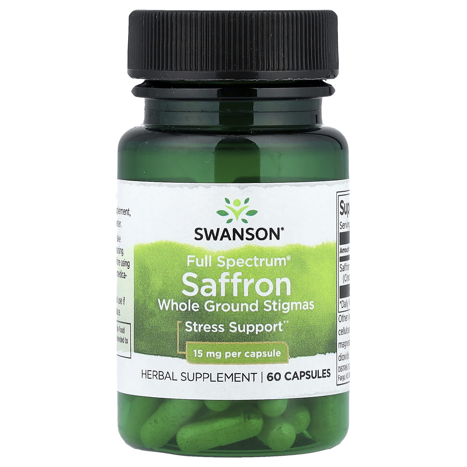 Swanson - Fuldspektret Saffran - 60 Kapsler