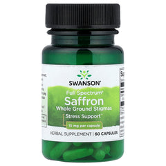 Swanson - Fuldspektret Saffran - 60 Kapsler