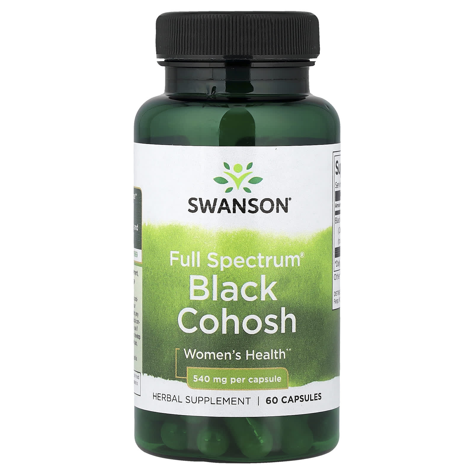 Full Spectrum Black Cohosh baksida näringsfakta