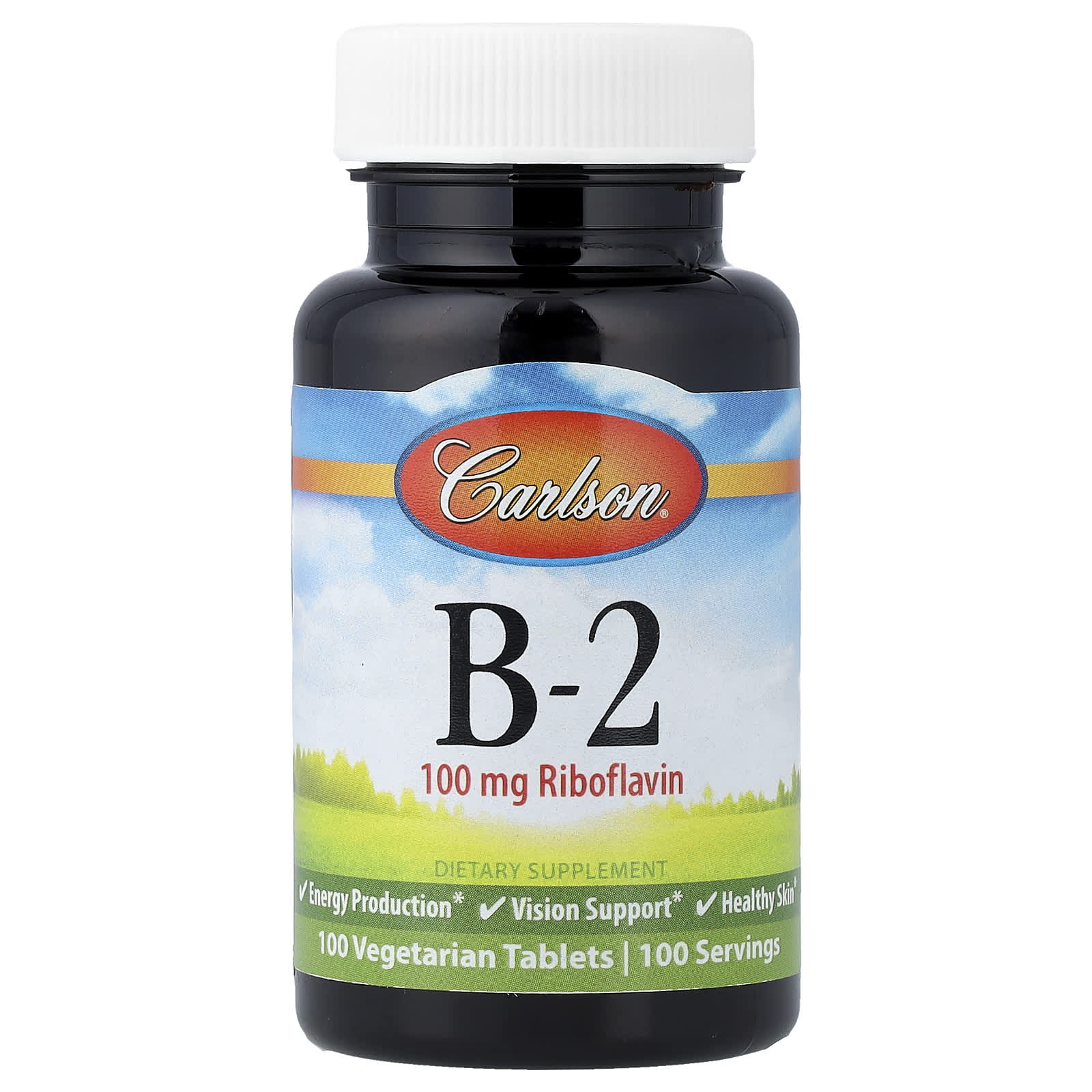 Vitamin B-2 100 mg baksida näringsfakta