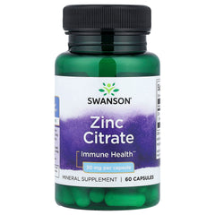 Zinc Citrate baksida näringsfakta