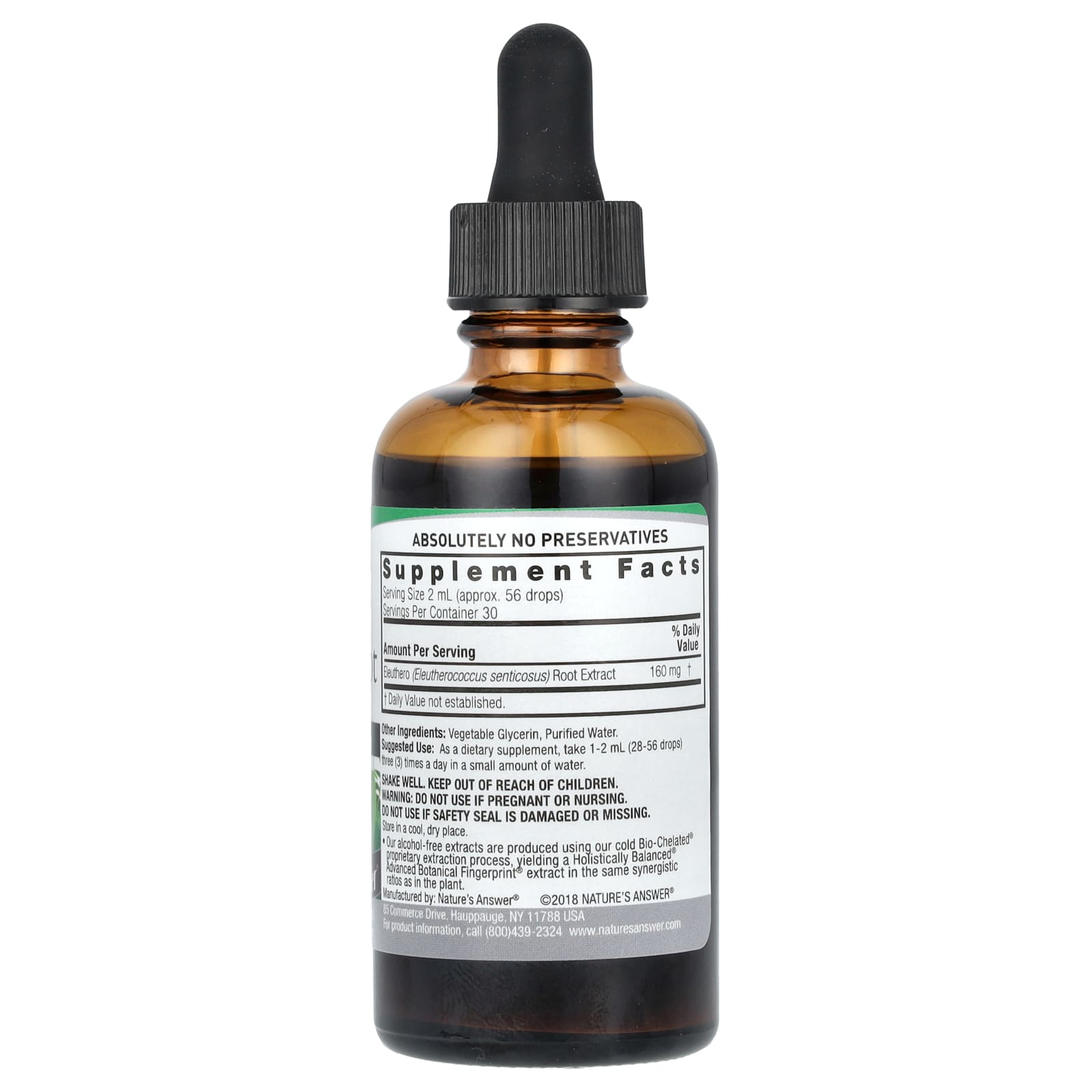 Nature's Answer - Eleuthero Rod Ekstrakt - 60ml