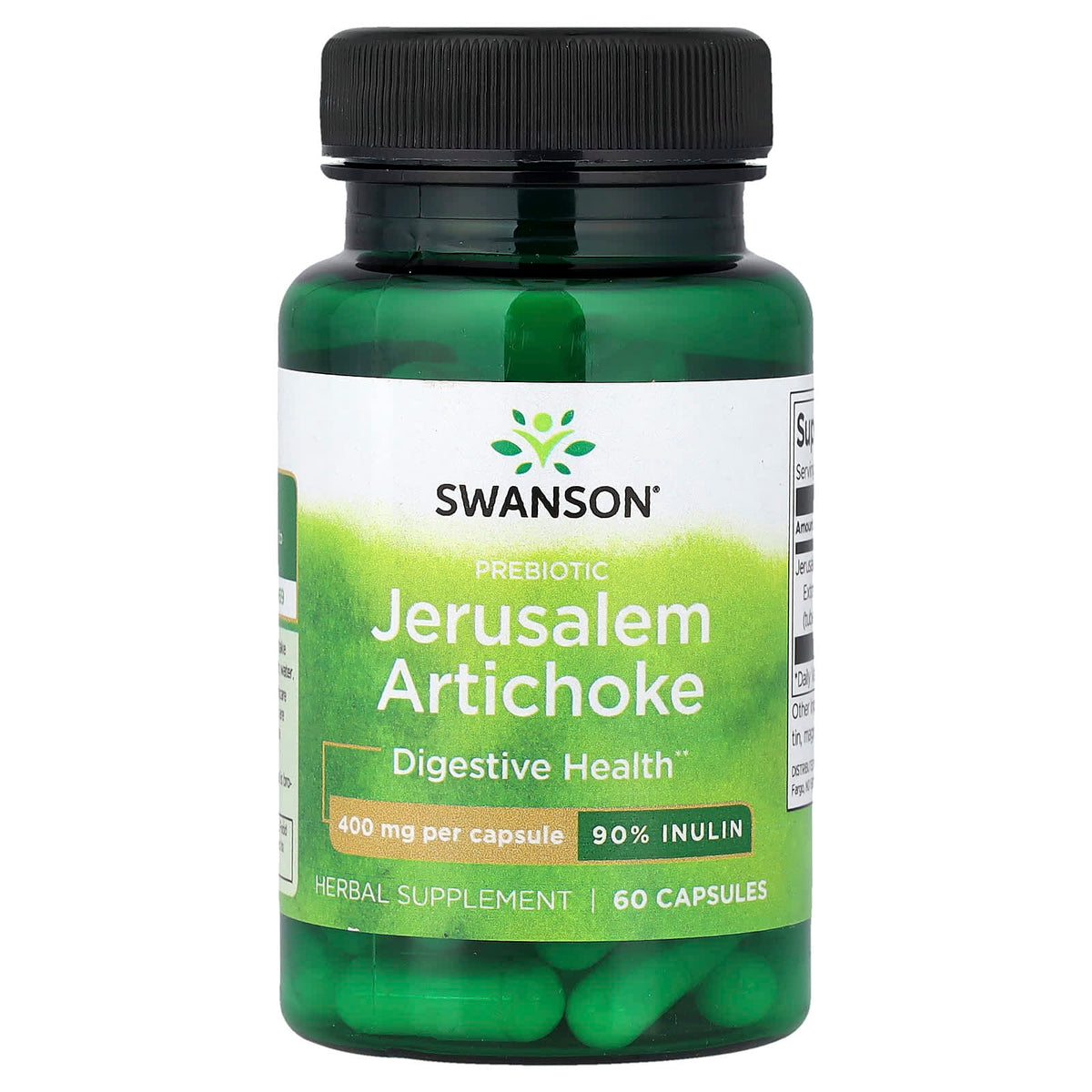 Prebiotic Jerusalem Artichoke 60 kapslar framsida