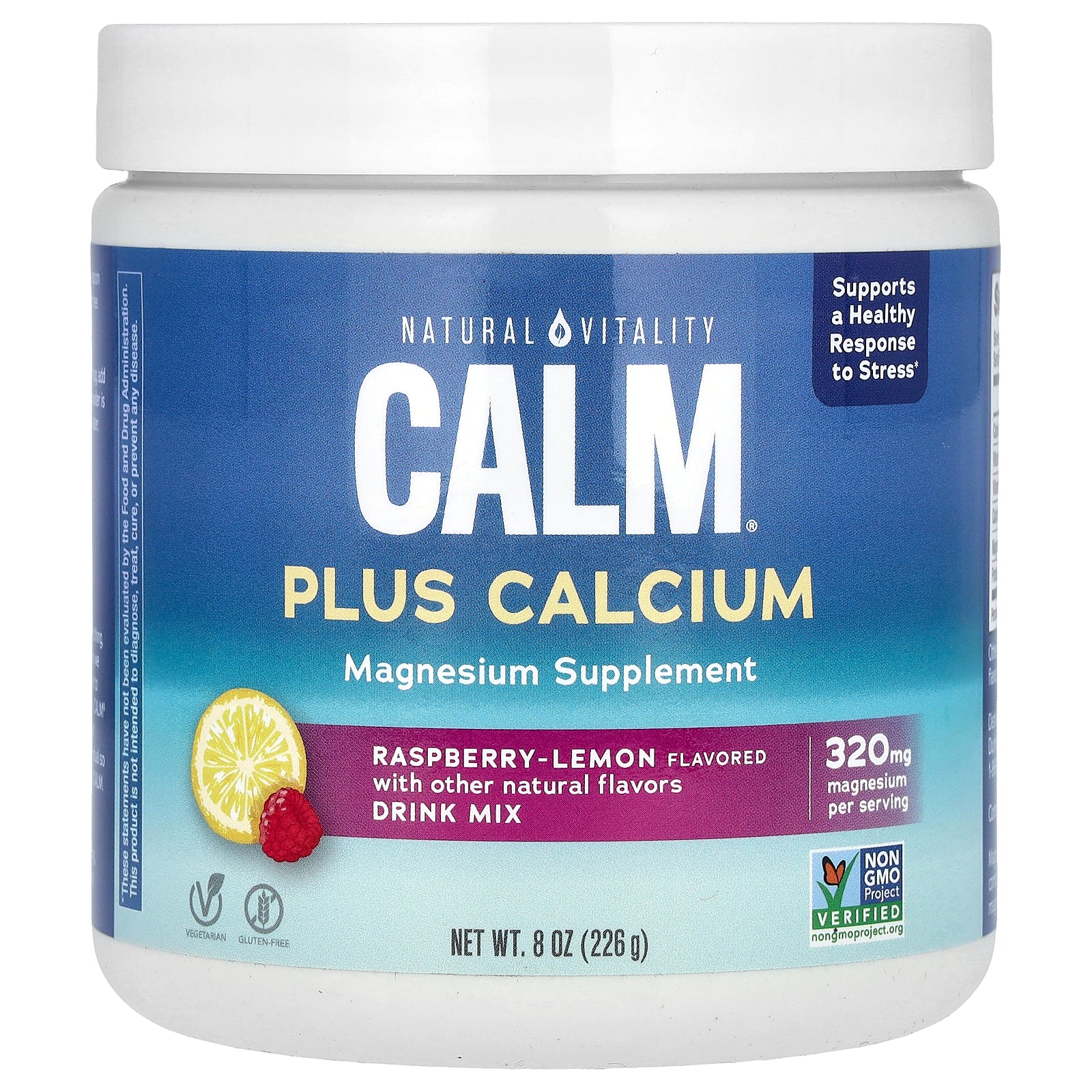 Natural Vitality - Raspberry Lemon - 226g