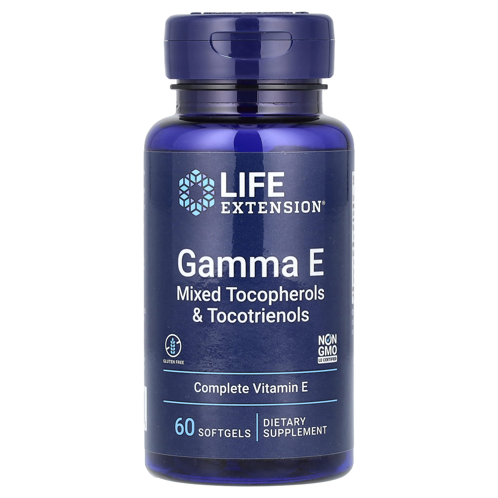 Life Extension - Gamma E Blandede Tocopheroler & Tocotrienoler - 60 Sgels