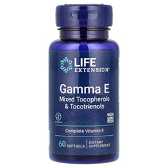 Life Extension - Gamma E Blandede Tocopheroler & Tocotrienoler - 60 Sgels