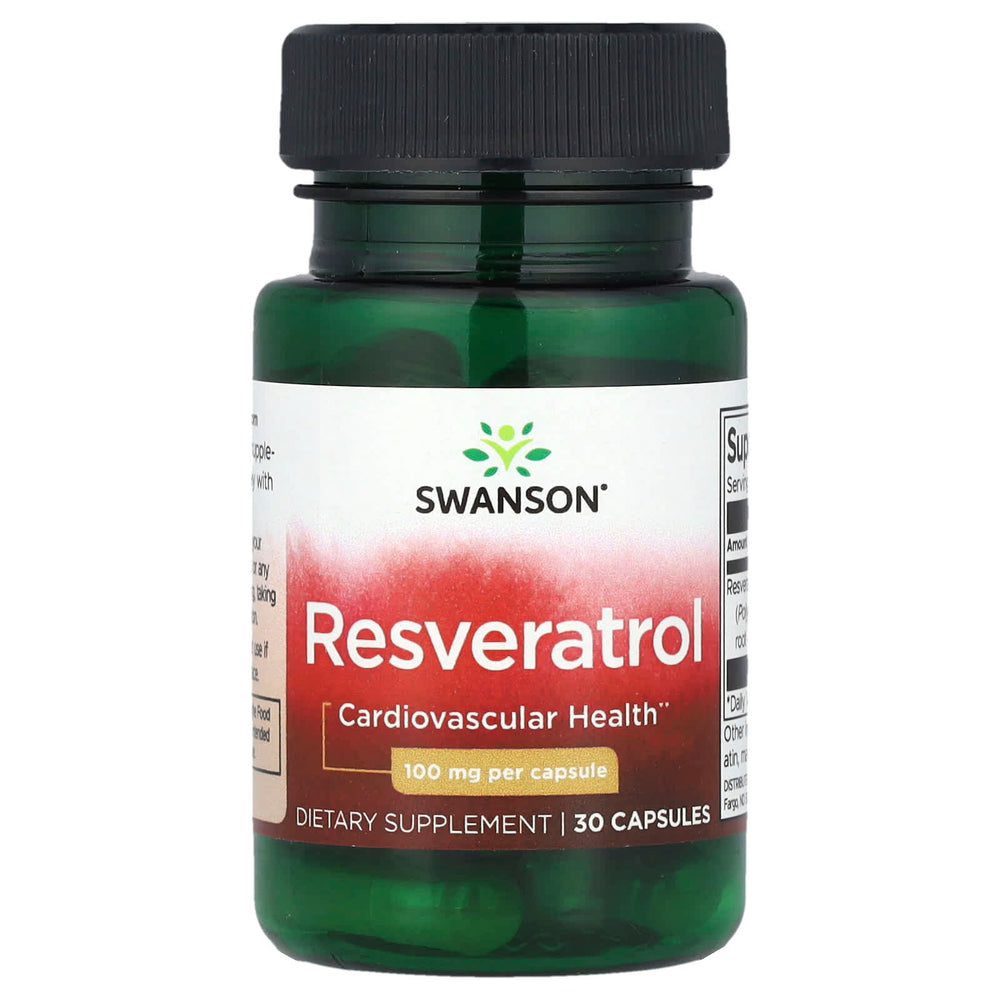 Swanson Resveratrol varningsetikett