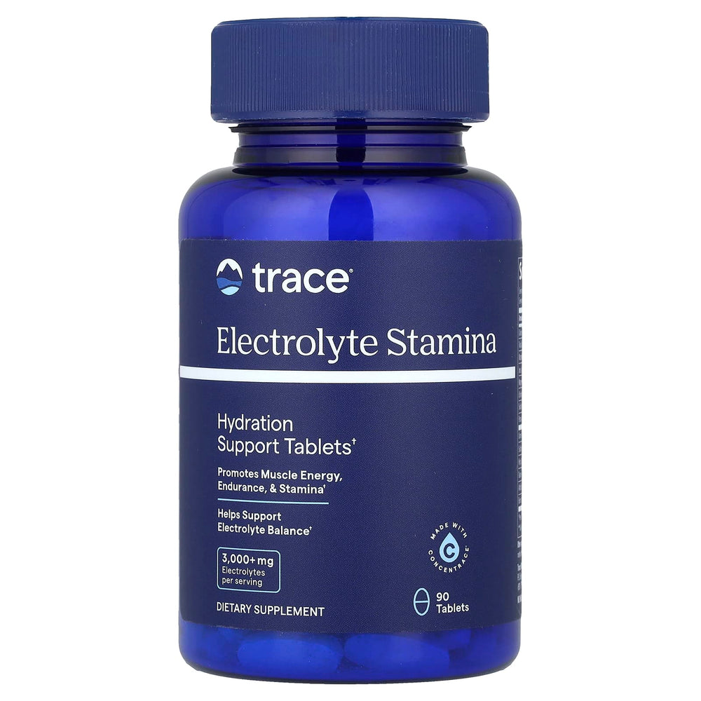 Trace Electrolyte Stamina - baksida med näringsinformation