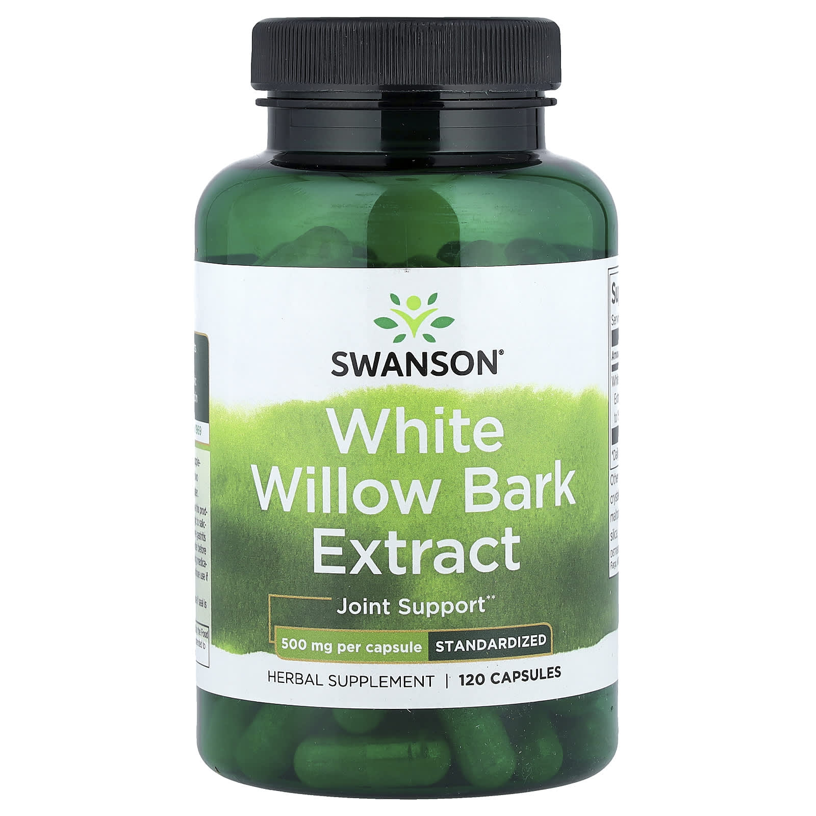 White Willow Bark Extract 500 mg framsida