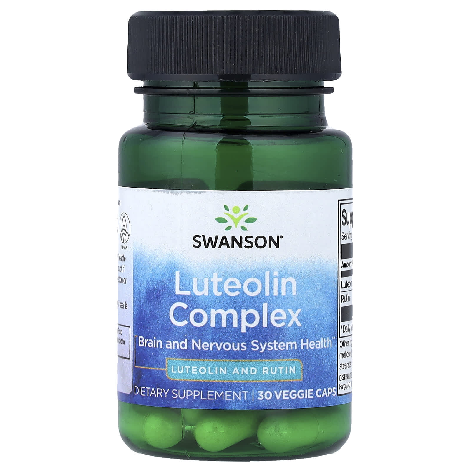 Swanson Luteolin Complex 30 Vcaps framsida