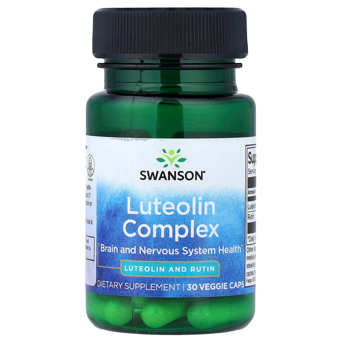 Swanson Luteolin Complex 30 Vcaps framsida