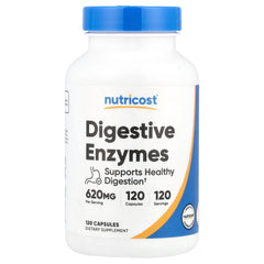 Nutricost Digestive Enzymes baksida näringsfakta