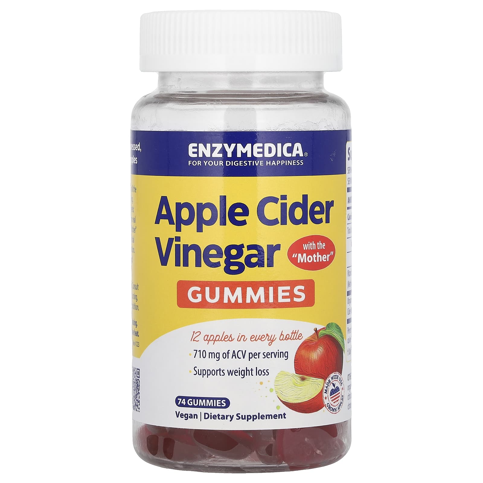 Enzymedica - Apple Cider Vinegar Gummies