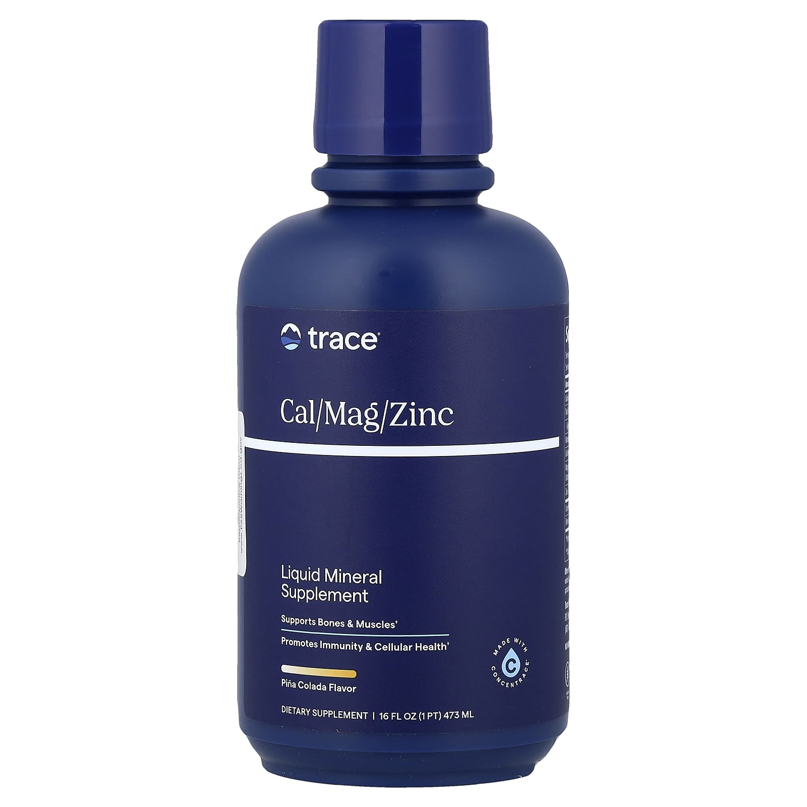 Trace Minerals Cal/Mag/Zinc ingredienser lista
