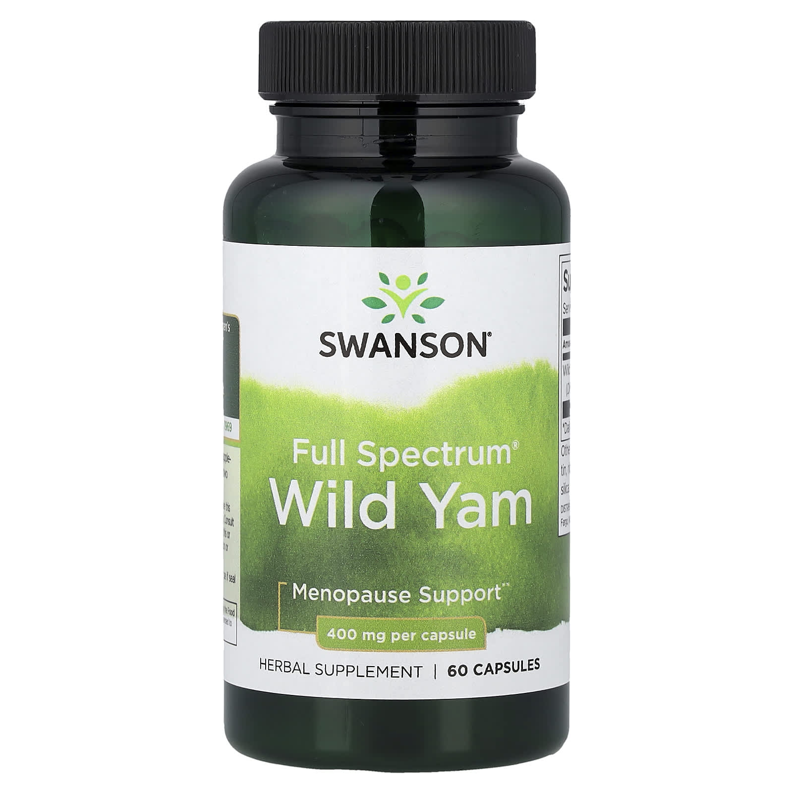 Full Spectrum Wild Yam baksida näringsfakta