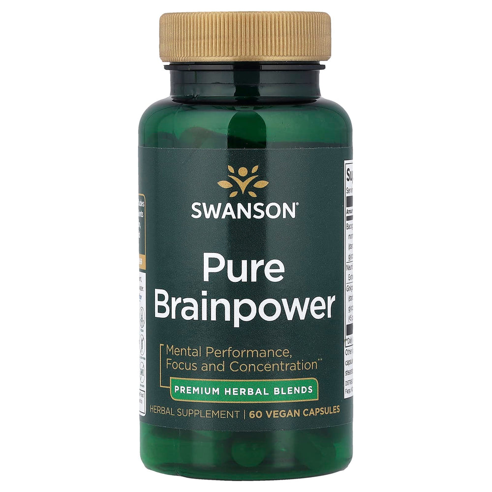 Swanson Pure Brainpower 60 Vcaps framsida