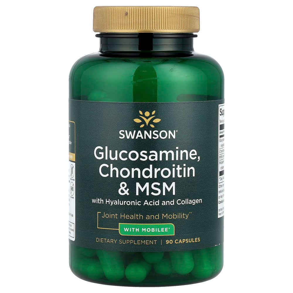 Glukosamin, Kondroitin & MSM – Ledstöd baksida