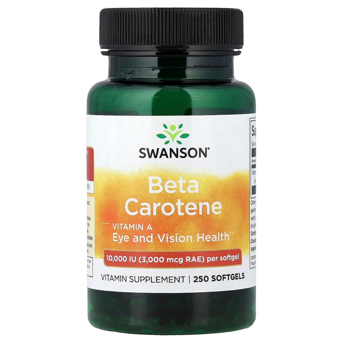 Beta-Karoten – Vitamin A 10 000IU baksida