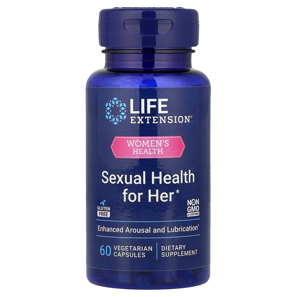 Life Extension Sexual Health For Her baksida