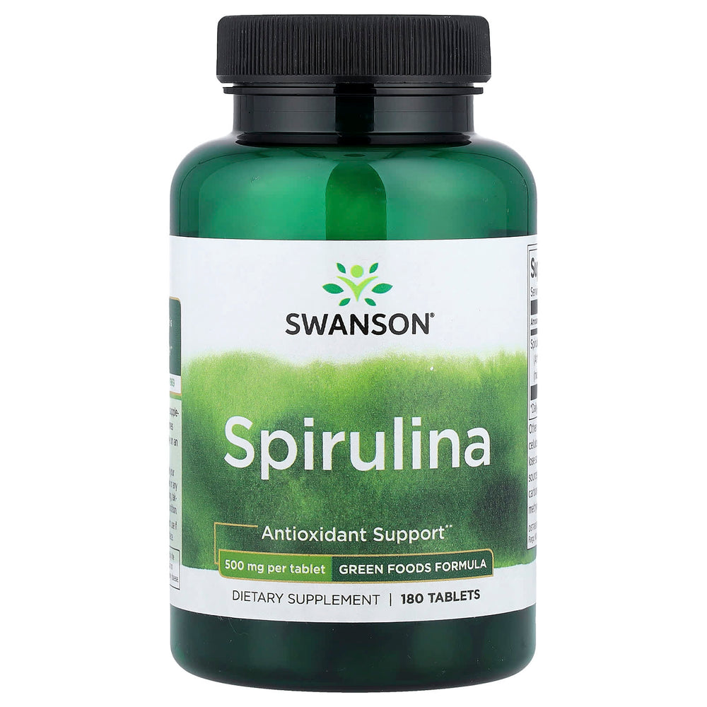 Swanson Spirulina ingredienser lista