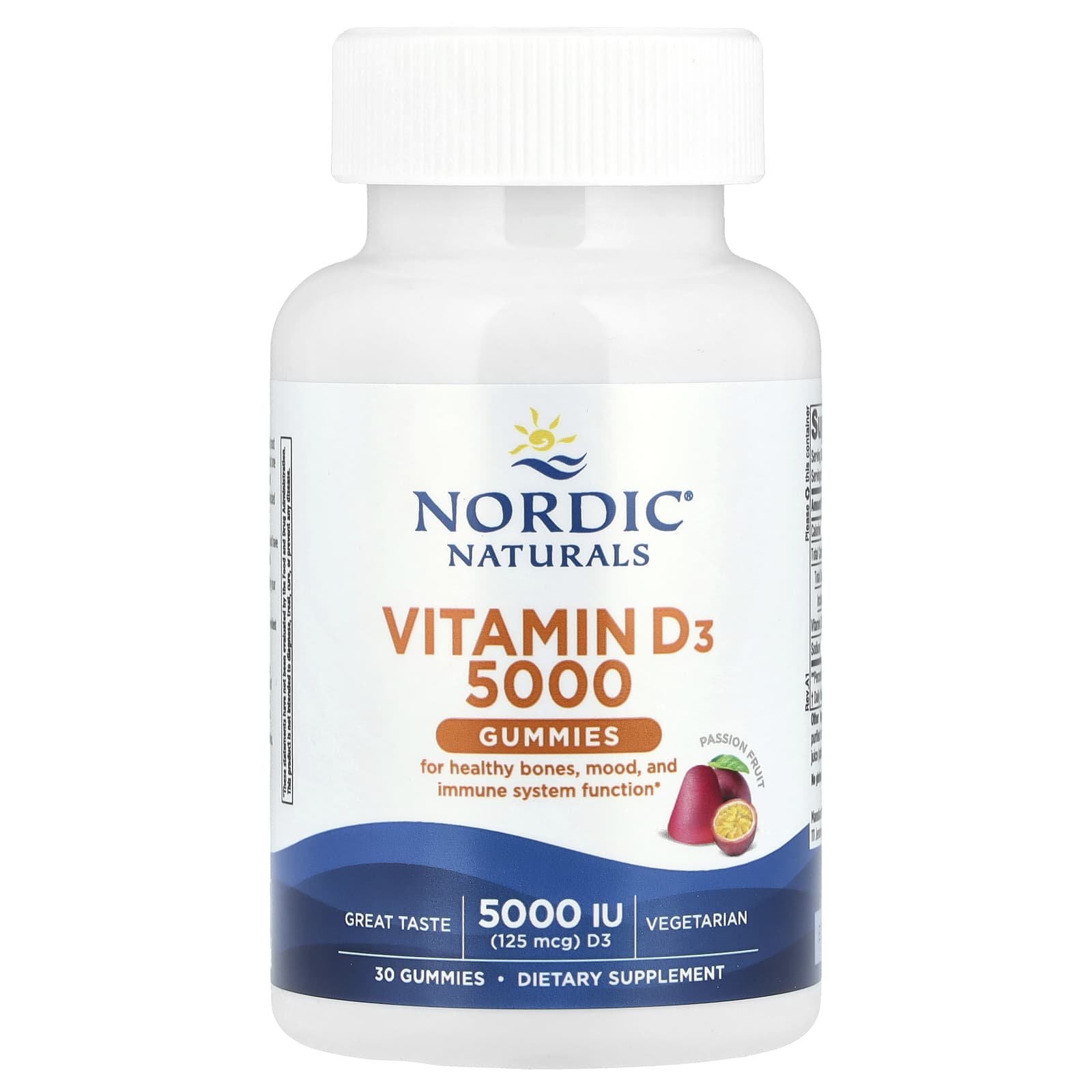 Nordic Naturals - 5000IU Passion Fruit - 30 Gummies