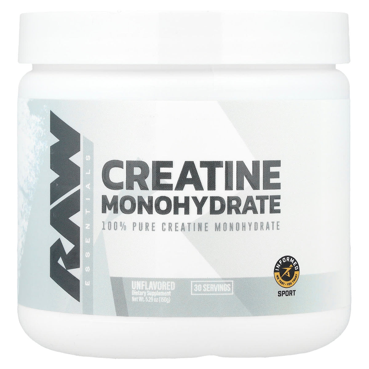 Raaka - Kreatiinimonohydraatti, Maustamaton - 150g
